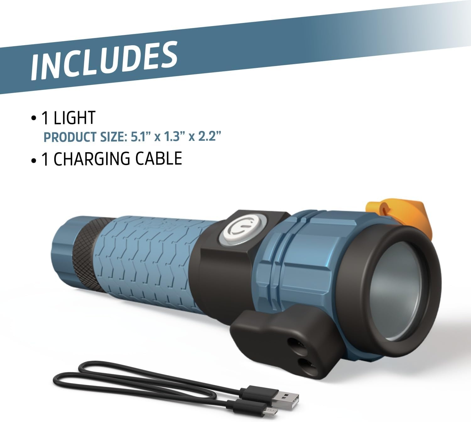 image:imageEnergizer A500 Rechargeable Flashlight Auto Safety Seat Belt Cutter and Glass Breaker IPX4 Water Resistant Battery and USB Cable Included