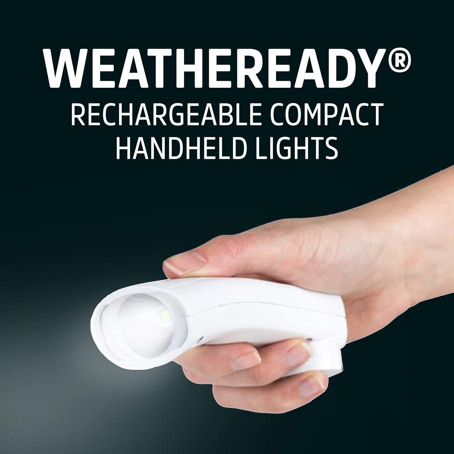 image:imageEnergizer AutoOn LED Flashlights Rechargeable 6Pack for Home Power Failure Plug in LED Flashlight for Power Outage Night Light Hurricane PreparednessWhite