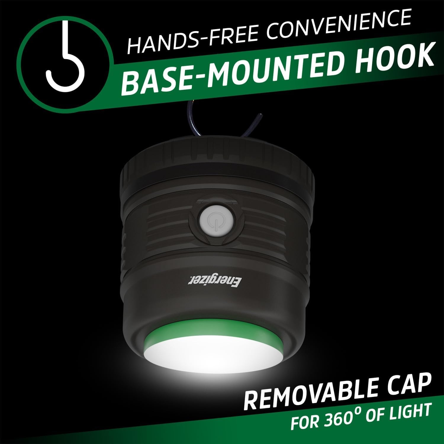 image:imageEnergizer LED Camping Lantern X1000 Water Resistant Tent Light Emergency light when needed led lantern rechargeable 360 light 3 modes USB out1200 Lumens