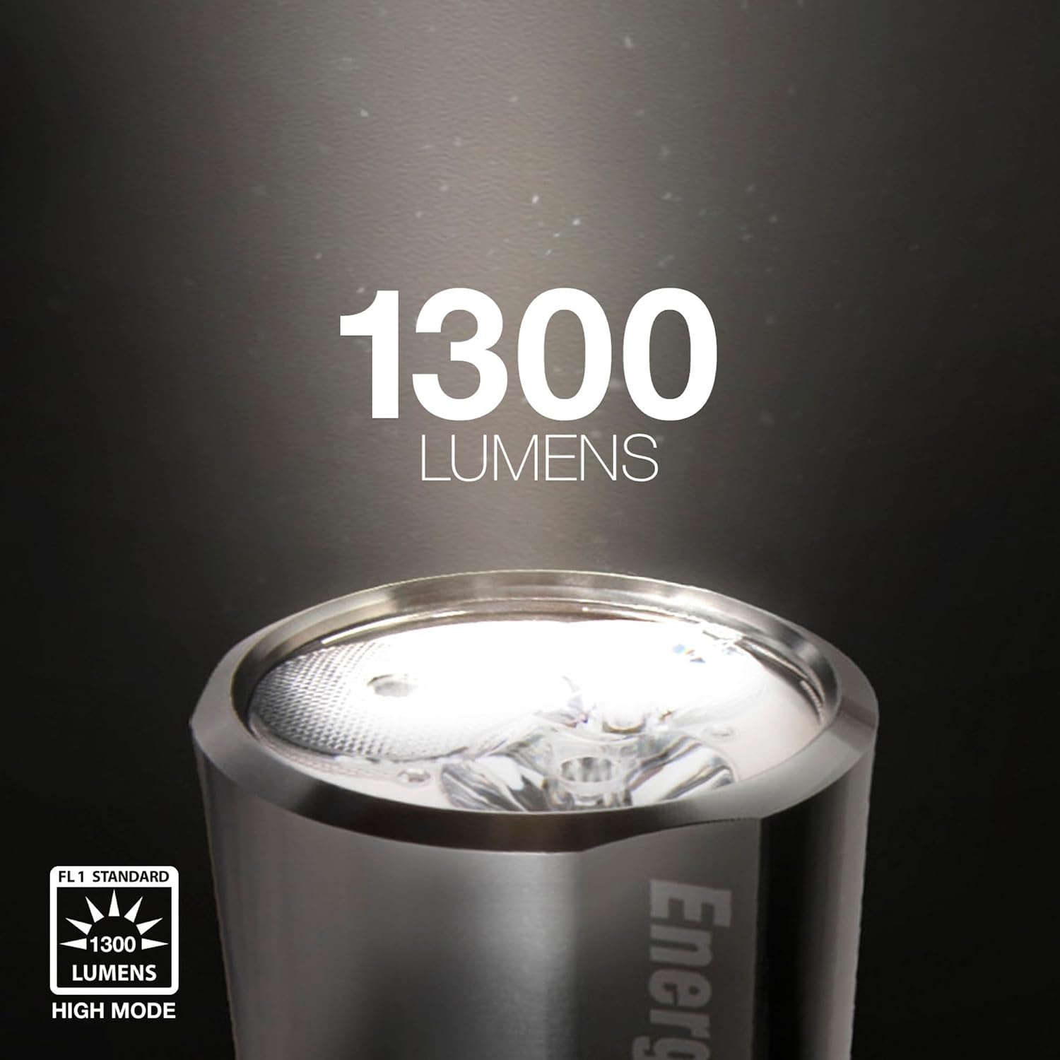 image:imageEnergizer LED Flashlight Vision PRO Ultra Bright 1000 Lumens IPX4 Water Resistant AircraftGrade Aluminum LED Light Rugged Metal Flash Light for Outdoors Emergency Power Outage BlackSilver