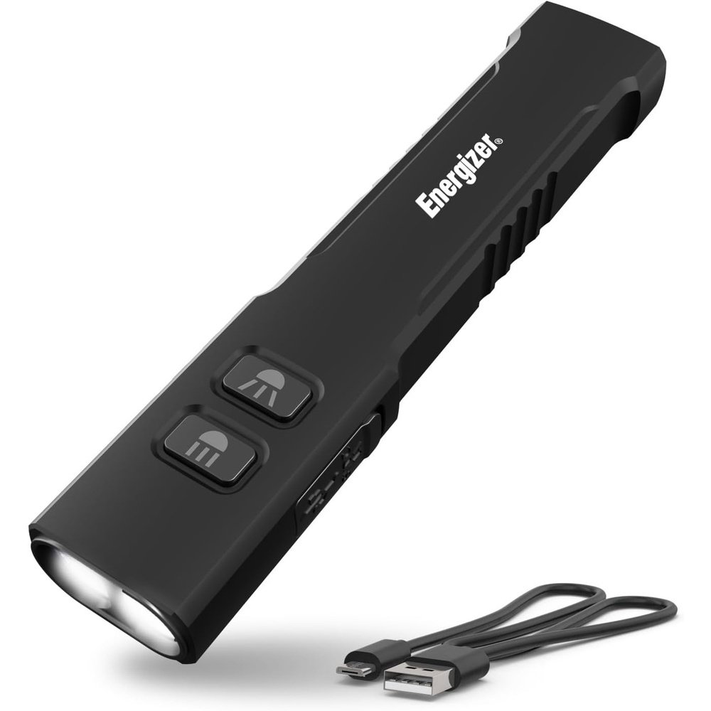 image:imageEnergizer 1200SLR Flashlight Rechargeable for EDC Tactical Flashlight Ultra Bright IPX4 WaterResistant USBC Cable Included1Pack