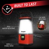 ENERGIZER WeatheReady LED Camping Lantern PRO-360, IPX4 Water Resistant Tent Light, Ultra Bright Battery Powered Lanterns for Camping, Outdoors, Emergency Power Outage(Red)