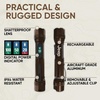 Energizer Jeep High Lumen-10000 Flashlight Recharegeable, Ultra Bright 10,000 Lumens Tactical Flashlight, IPX4 Water-Resistant, USB-C Cable Included(Power Indicator Flashlight)