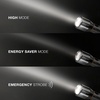 Energizer LED Flashlight Vision PRO, Ultra Bright 1000+ Lumens, IPX4 Water Resistant, Aircraft-Grade Aluminum LED Light, Rugged Metal Flash Light for Outdoors, Emergency Power Outage, Black(Silver)