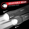 Energizer LED Flashlight Vision PRO, Ultra Bright 1000+ Lumens, IPX4 Water Resistant, Aircraft-Grade Aluminum LED Light, Rugged Metal Flash Light for Outdoors, Emergency Power Outage, Black(Black)