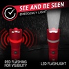 Energizer R-300 LED Flashlight Emergency Safety Light, Bright IPX4 Water Resistant Flash Light, Durable Emergency Light for Hurricane Preparedness, Batteries Included(Pack of 4)