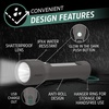 Energizer S-600 LED Flashlight Rechargeable Solar and AA Battery Power Options, Super Bright IPX4 Water Resistant Flashlights High Lumens for Emergencies, Outdoors, DIY(Standard)