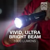 Energizer TacR-1000 Rechargeable Tactical Flashlight, USB Included