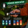 Energizer X1000 Rechargeable LED Flashlight with Power Indicator, Super Bright Flashlight, IPX4 Water Resistant, Rugged Light for Outdoors, Emergencies