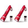 Energizer R-300 LED Flashlight Emergency Safety Light, Bright IPX4 Water Resistant Flash Light, Durable Emergency Light for Hurricane Preparedness, Batteries Included(Pack of 2)