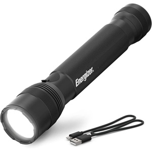 Energizer TacR-1000 Rechargeable Tactical Flashlight, USB Included