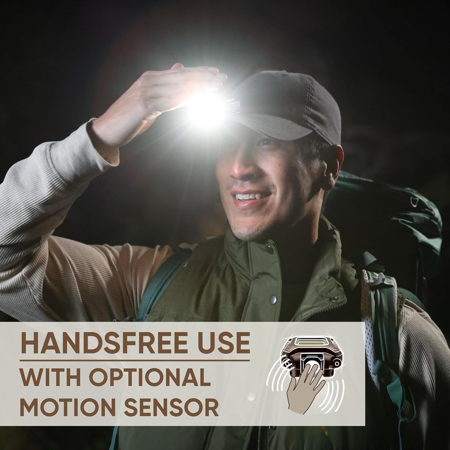 image:imageEnergizer Jeep MP450 Headlamp Rechargeable Headlight for HikingMulti Purpose Handsfree Light