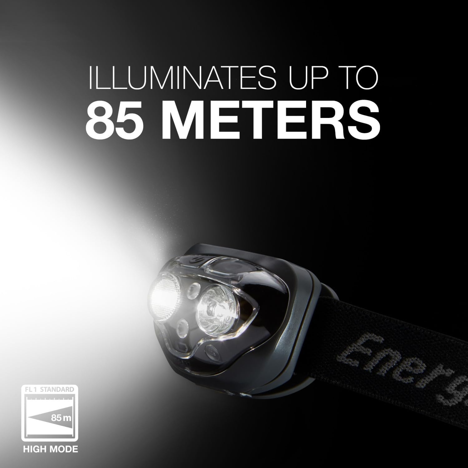 image:imageEnergizer PRO360 LED Headlamp IPX4 Water Resistant Headlamps HighPerformance Head Light for Outdoors Camping Running Storm Survival LED Light for Emergencies Batteries Included1Pack
