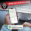 Energizer Find Me Keychain Light, Apple Find My Bluetooth Tracker, Black(Black)