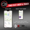 Energizer Find Me Keychain Light, Apple Find My Bluetooth Tracker, Black(Black)