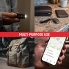 Energizer Find Me Keychain Light, Apple Find My Bluetooth Tracker, Black(Black)