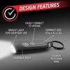 Energizer Find Me Keychain Light, Apple Find My Bluetooth Tracker, Black(Black)