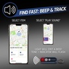 Energizer Find Me Keychain Light, Apple Find My Bluetooth Tracker, Black(Blue)