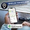 Energizer Find Me Keychain Light, Apple Find My Bluetooth Tracker, Black(Blue)