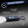 Energizer Find Me Keychain Light, Apple Find My Bluetooth Tracker, Black(Blue)