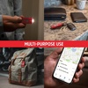 Energizer Find Me Keychain Light, Apple Find My Bluetooth Tracker, Black(Red)