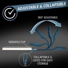 Energizer Flex-R LED Rechargeable Book Light for Reading in Bed, Reading Light with Warm LED Color, Long-Lasting and Lightweight,Blue(Blue)