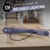 Energizer Flex-R LED Rechargeable Book Light for Reading in Bed, Reading Light with Warm LED Color, Long-Lasting and Lightweight,Blue(Purple)