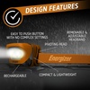 Energizer LED Rechargeable Headlamp (2-Pack), Orange, LED Headlamps with Red Light Option, USB Charging Cables Included(Orange)