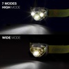 Energizer PRO-260 LED Headlamp, IPX4 Water Resistant Headlamps, High-Performance Head Light for Outdoors, Camping, Running, Storm, Survival LED Light for Emergencies (Batteries Included)(Forest Green)