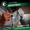Energizer Rechargeable Neck Light, Portable LED Light for Reading and Hands-Free Uses, Neck Light with Adjustable Brightness, 100 Lumens, 5-Hour Runtime, Pack of 1