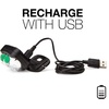 Energizer Vision LED Rechargeable Headlamp, Water Resistant Bright LED Headlamp for Outdoors, Camping Gear and Hurricane Supplies, Includes USB Charging Cable, Pack of 1(Emerald Green)
