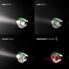 Energizer Vision LED Rechargeable Headlamp, Water Resistant Bright LED Headlamp for Outdoors, Camping Gear and Hurricane Supplies, Includes USB Charging Cable, Pack of 1(Emerald Green)