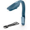 Energizer Flex-R LED Rechargeable Book Light for Reading in Bed, Reading Light with Warm LED Color, Long-Lasting and Lightweight,Blue(Blue)