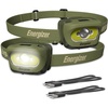 Energizer LED Rechargeable Headlamp (2-Pack), Orange, LED Headlamps with Red Light Option, USB Charging Cables Included(Green)