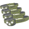 Energizer PRO-260 LED Headlamp, IPX4 Water Resistant Headlamps, High-Performance Head Light for Outdoors, Camping, Running, Storm, Survival LED Light for Emergencies (Batteries Included)(Forest Green (Pack of 4))