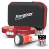 Energizer WeatheReady Power Outage Kit with 2-in-1 LED Flashlight Lantern, LED Headlamp, IPX4 Water-Resistant, Backup AA + AAA Batteries, Storage Case, Hurricane Preparedness Items