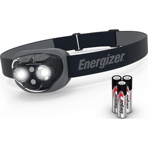 Energizer PRO-360 LED Headlamp, IPX4 Water Resistant Headlamps, High-Performance Head Light for Outdoors, Camping, Running, Storm, Survival LED Light for Emergencies (Batteries Included)(1-Pack)
